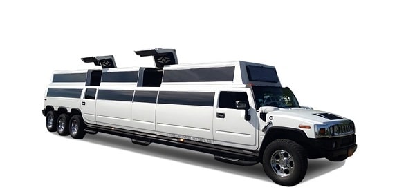 The Beast Hummer Limo White Background Shadow